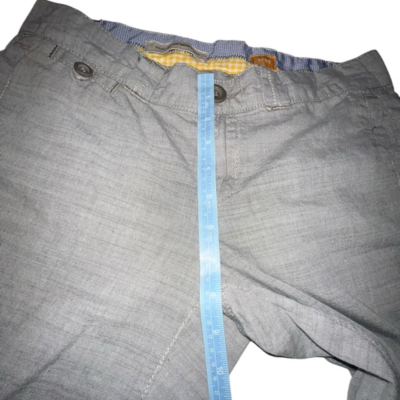 Anthropology Grey Blue Pilcro  & the Letterpress Wide-Leg Cotton Trousers no 28 - Picture 8 of 12